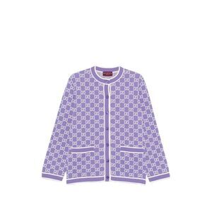 Gucci Women Long Sleeve Crew-Neck Cardigan
